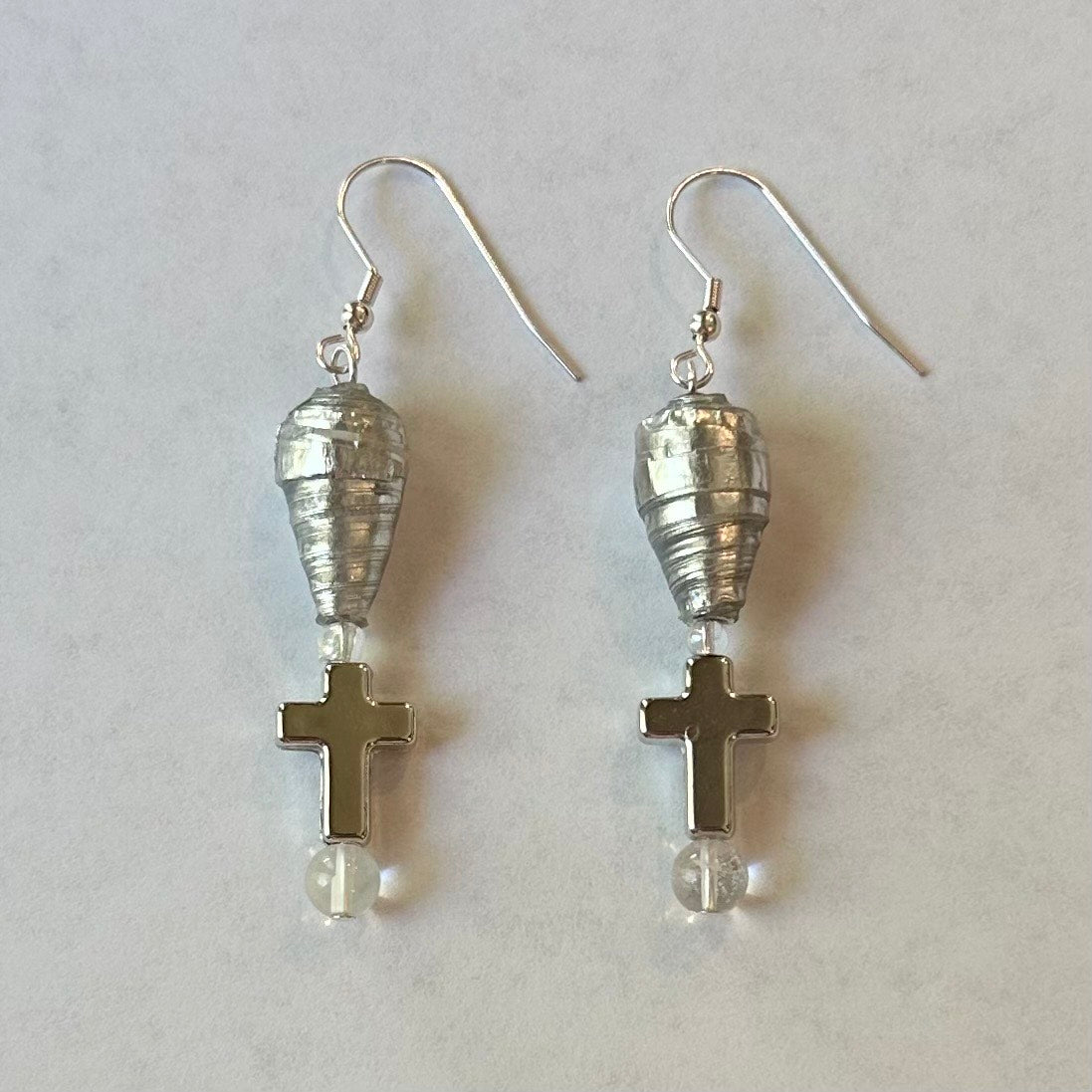 Radiant Cross Earrings